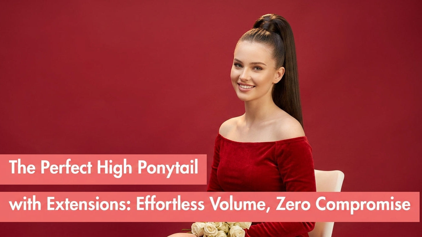 The Perfect High Ponytail with Extensions: Effortless Volume, Zero Compromise