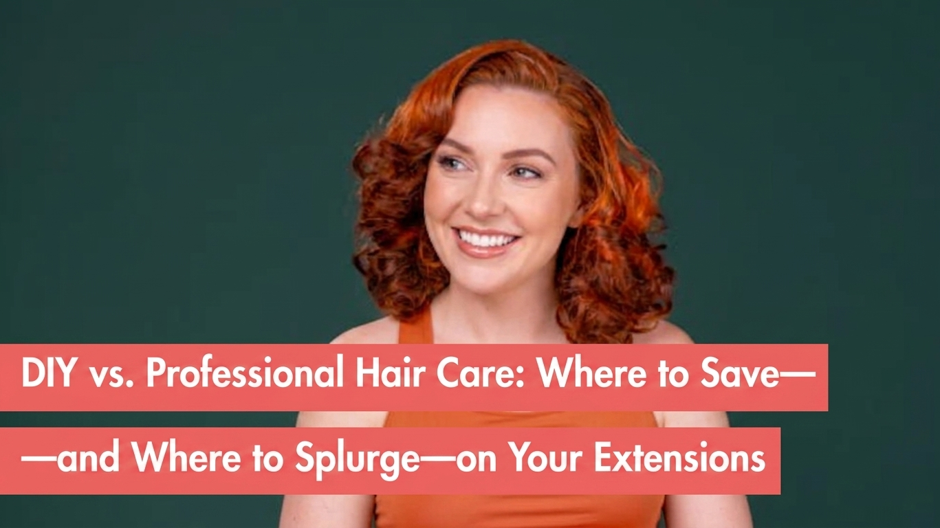 DIY vs. Professional Hair Care: Where to Save—and Where to Splurge—on Your Extensions