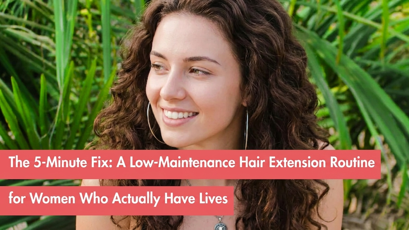 The 5-Minute Fix: A Low-Maintenance Hair Extension Routine for Women Who Actually Have Lives