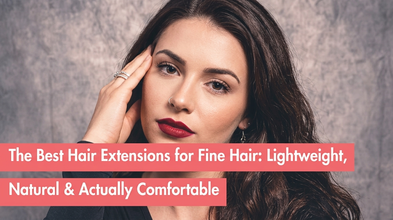 The Best Hair Extensions for Fine Hair: Lightweight, Natural & Actually Comfortable