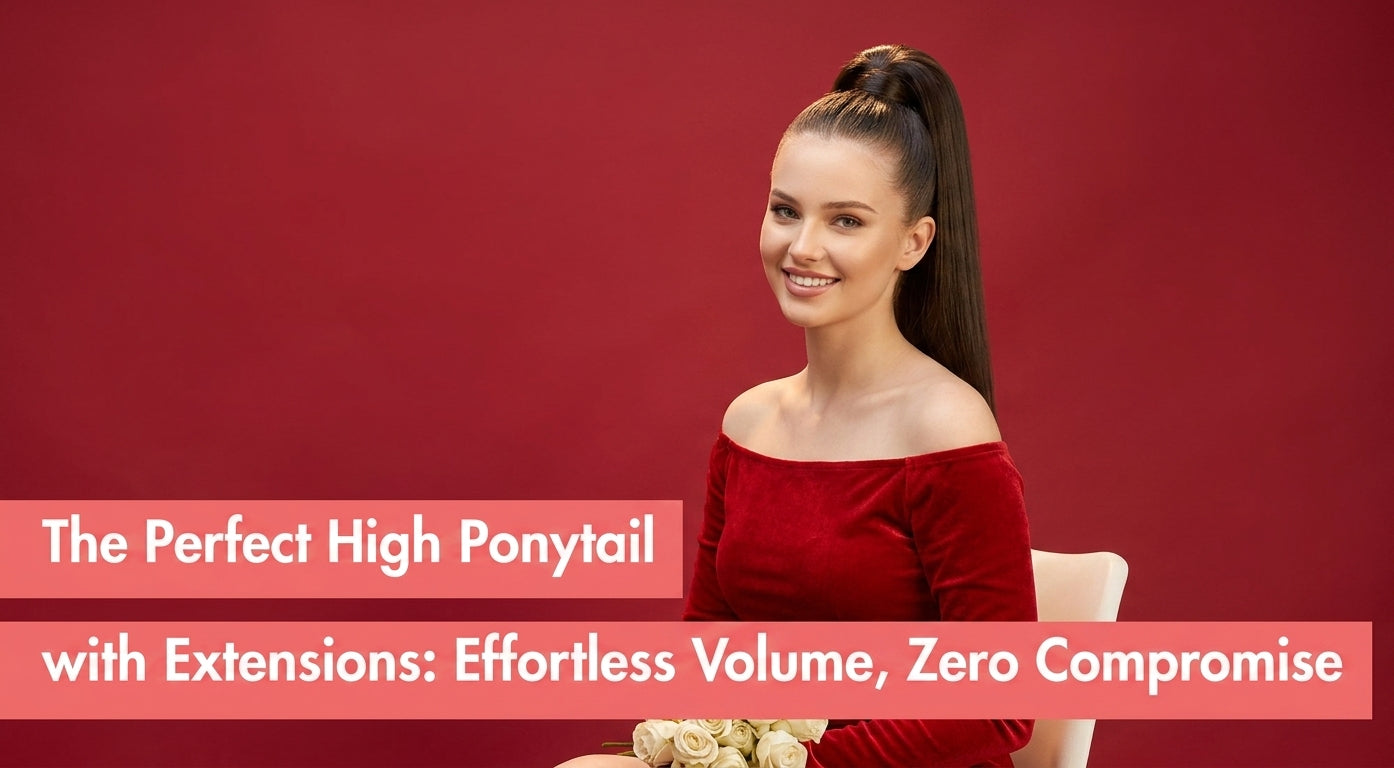 The Perfect High Ponytail with Extensions: Effortless Volume, Zero Compromise
