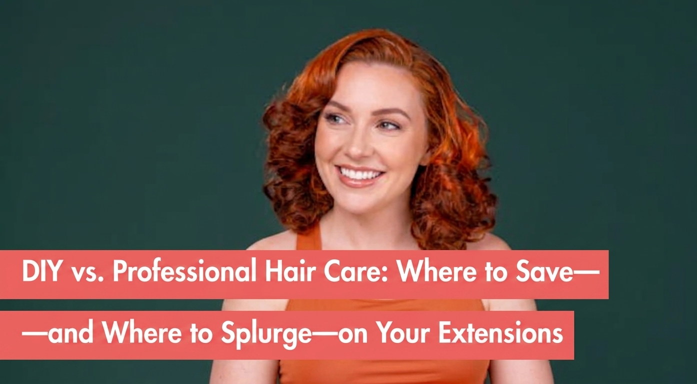 DIY vs. Professional Hair Care: Where to Save—and Where to Splurge—on Your Extensions