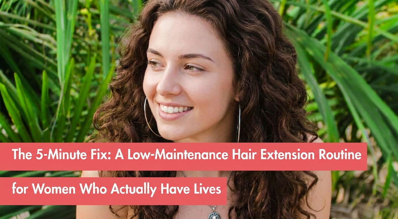 The 5-Minute Fix: A Low-Maintenance Hair Extension Routine for Women Who Actually Have Lives