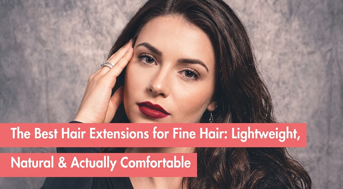 The Best Hair Extensions for Fine Hair: Lightweight, Natural & Actually Comfortable