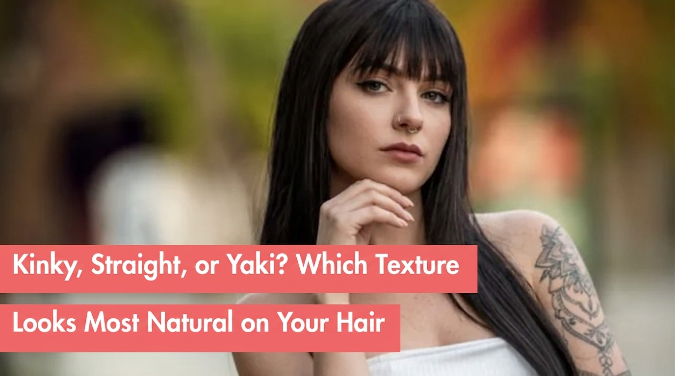 Kinky, Straight, or Yaki? Which Texture Looks Most Natural on Your Hair